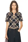 Frame X Amelia Gray The Checkmate Top In Multi