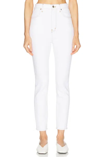 Frame X Carolina Herrera The Taper In White