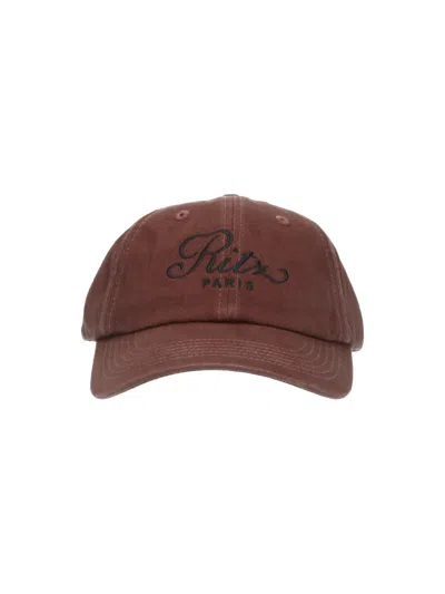 Frame X Ritz Baseballkappe-logo In Braun