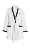 Frame X Ritz Cotton Terry Bathrobe In White