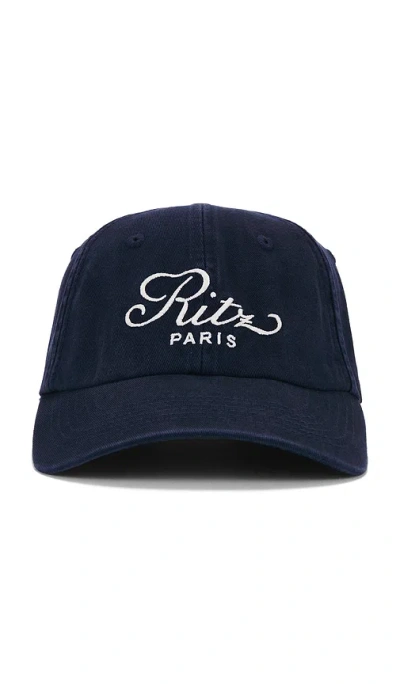 Frame X Ritz Hat In Navy