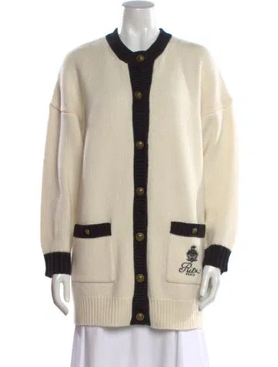 Pre-owned Frame X Ritz Paris Cashmere Sweater In Neutral