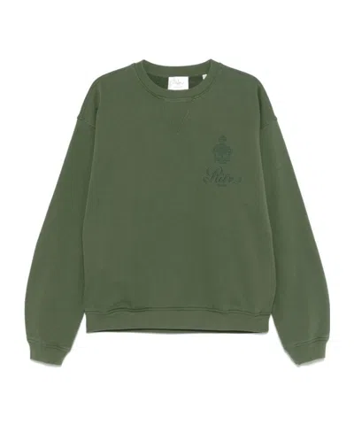 Frame X Ritz Paris Co-branded Sweater In Green
