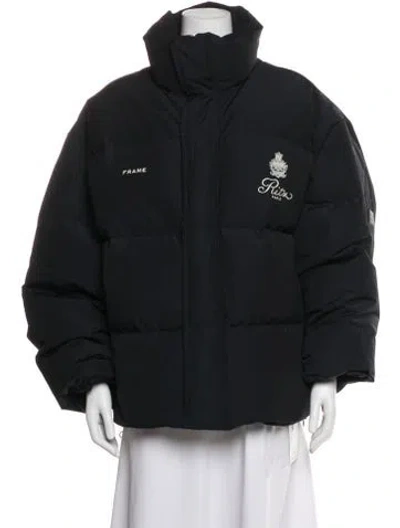 Pre-owned Frame X Ritz Paris Down Jacket W/ Tags In Black