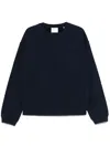 Frame X Ritz Paris Logo-embroidered Sweatshirt In Blue