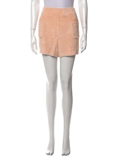 Pre-owned Frame X Ritz Paris Mini Shorts In Orange
