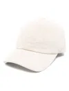 Frame X Ritz Paris Suede Baseball Cap In Neutrals