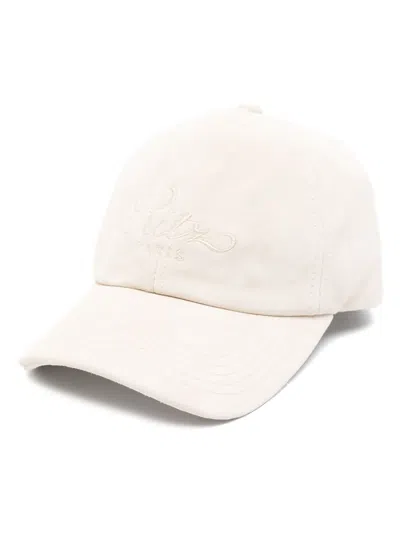 Frame X Ritz Paris Suede Baseball Cap In Neutrals