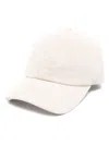 Frame X Ritz Paris Suede Baseball Cap In Neutrals