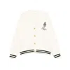 Frame X Ritz Paris Logo-embroidered Cardigan In Multicolor