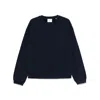 Frame X Ritz Paris Logo-embroidered Sweatshirt In Blue