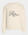 Frame X Ritz Paris X Ritz Paris Men's Cashmere Sweater In Cream