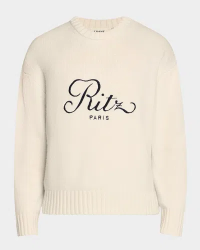 FRAME X RITZ PARIS X RITZ PARIS MEN'S CASHMERE SWEATER