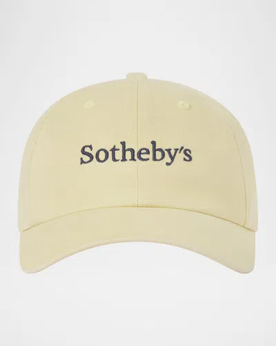 Frame X Sotheby & Apos;s Baseball Cap In Yellow Was