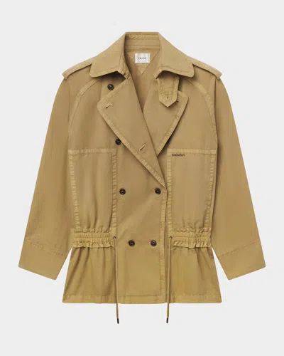 Frame X Sotheby & Apos;s The Trench Coat In Khaki
