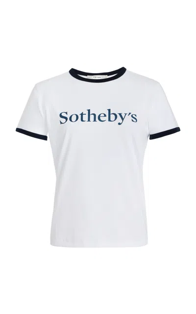 Frame X Sotheby's Baby Cotton T-shirt In White