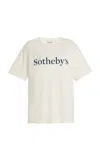 Frame X Sotheby's Classic Cotton T-shirt In White