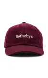Frame X Sotheby's Cotton Baseball Cap In Red