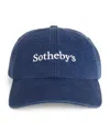 Frame X Sotheby's Cotton Corduroy Cap In Blue
