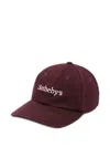 Frame X Sotheby's Embroidered Cap In Burgundy