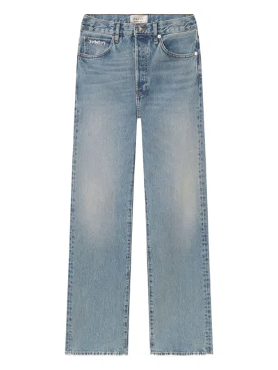FRAME X SOTHEBY'S FRAYED JEANS