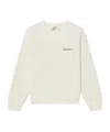 Frame Crew Neck Long Sleeve Sweatshirt In Neutral