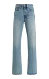 Frame X Sotheby's Rigid High-rise Straight-leg Jeans