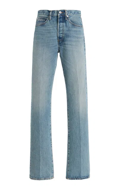 Frame X Sotheby's Rigid High-rise Straight-leg Jeans