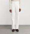 Frame X Sotheby's Vertical Jeans In White