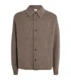 Frame Yak And Wool Cardigan In Brown