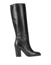 Frami Woman Boot Black Size 11 Calfskin In Black