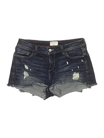 Pre-owned Fran Denim Denim Shorts In Blue