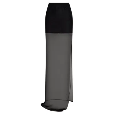 Franca Vinka Women's Black Belina Maxi Skirt In Orange