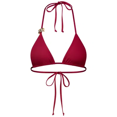 Franca Vinka Women's Red Luisa Bikini Top