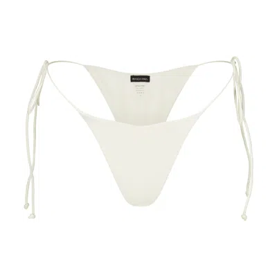 Franca Vinka Women's White Luisa Bikini Bottom - Ivory