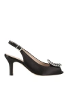 Franca Woman Pumps Black Size 5 Textile Fibers