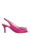 Franca Woman Pumps Magenta Size 6 Textile Fibers In Magenta