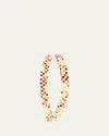 France Luxe Havana Skinny Headband In Damier