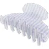 France Luxe Couture Stripe Small Claw Clip In Multi