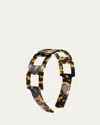 France Luxe Cutout Acetate Headband In Tokyo
