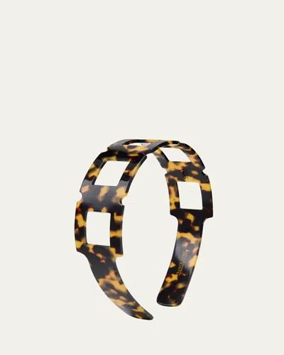 France Luxe Cutout Acetate Headband In Tokyo