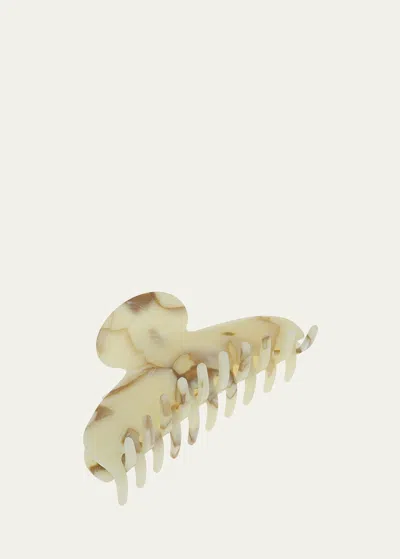 France Luxe Jumbo Couture Jaw Clip In White