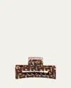 FRANCE LUXE LARGE CUT-OUT RECTANGLE JAW CLIP
