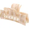 France Luxe Large Cutout Rectangle Claw Clip In Alba