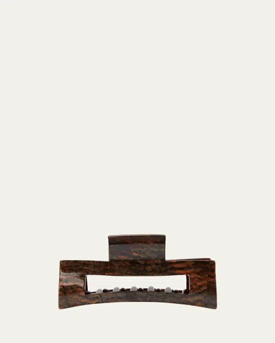 France Luxe Large Cutout Rectangle Jaw Hair Clip In Multi