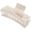 France Luxe 'large' Jaw Clip In Neutral
