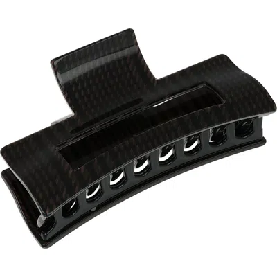 France Luxe 'large' Jaw Clip In Modern Tweed