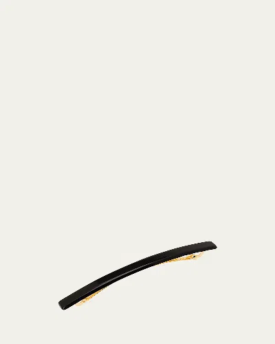 France Luxe Long & Skinny Barrette In Black