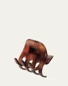 France Luxe Medium Gallery Jaw Hair Clip In Tortoise