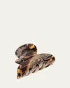 France Luxe Mini Couture Jaw- Classic In Brown